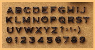 Press-In Letters Classic Uppercase