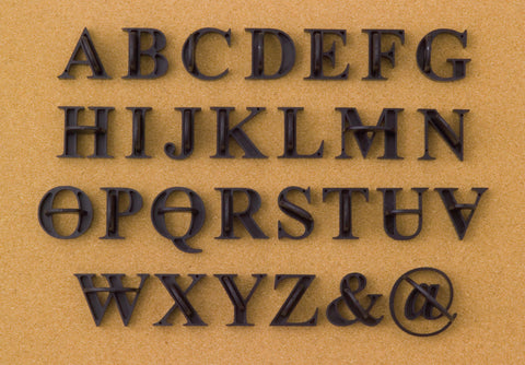 Press-In Letters Traditional Uppercase